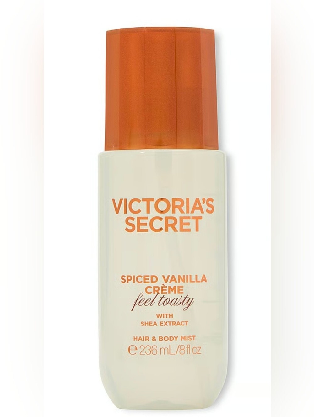 Victoria's Secret Spiced Vanilla Crème Hair & Body Mist — Cream and Orange